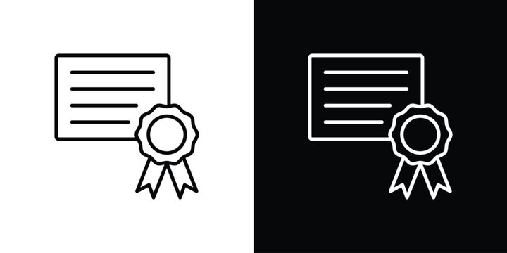 Qualification icon editable elements kit