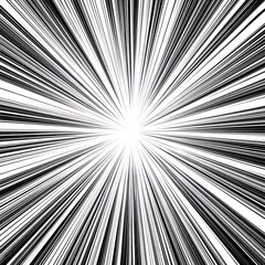 Fototapeta premium Abstract radial lines effect speed and motion