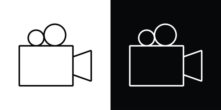 Video call icon editable elements kit
