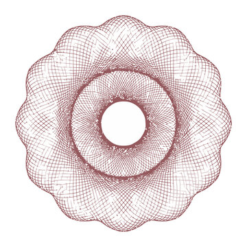 Geometric Line Medallion