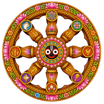 Shree Jagannath Rath Yatra Traditional Chariot Festival Celebrating Lord Jagannath Balabhadra and Subhadra in Puri India