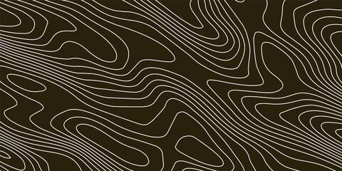 Dark brown abstract topographic elevation lines background with topographic abstract background geography elevation cartography visualization navigation landscape structure geometric © MD OSMAN