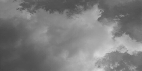 Obraz premium with sky cloud meadow background for summer poster. Natural scenery realistic fluffy white sky was bright with pure white clouds like soft texture. 