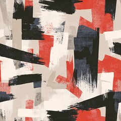 Fototapeta premium Abstract design with bold colors and seamless patterns