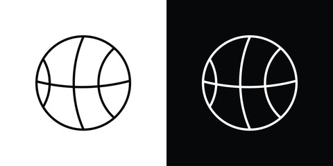 Basketball icon outline design collection. EPS10 © basit