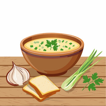 Brotsuppe aus altem Brot