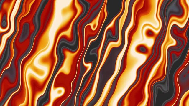abstract background Abstract Blazing Magma Flow With Obsidian Black Veins Moving In A High Energy Ripple