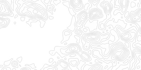 White abstract wave paper spiral area world topography map curved reliefs design. geographic contour map elevation mapping artwork with soft grey lines wallpaper background. © MOHART PARK