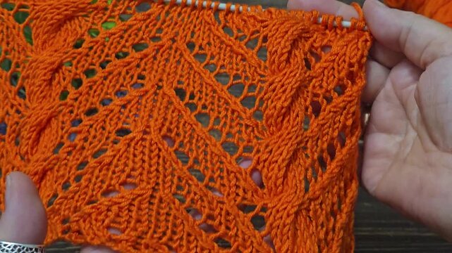 Colorful knitted fabric suitable for home decor, fashion or textile. pattern.