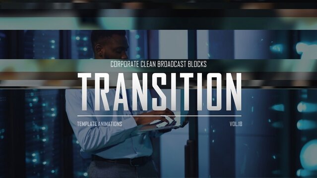 Corporate Clean Broadcast Blocks Transition / 4k Resolution / Horizontal / Part 18