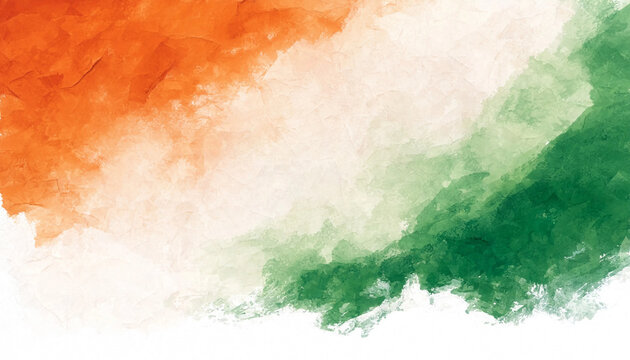 Indian flag colors abstract art
