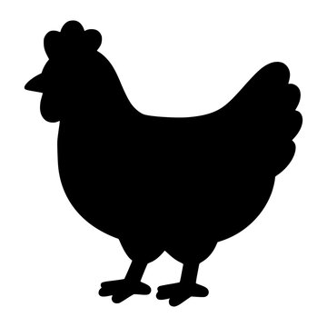 chicken silhouette
