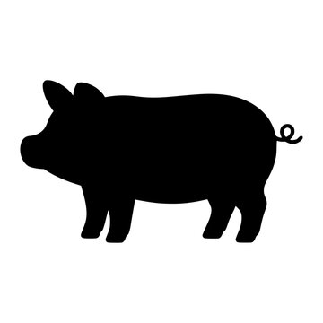 pig silhouette