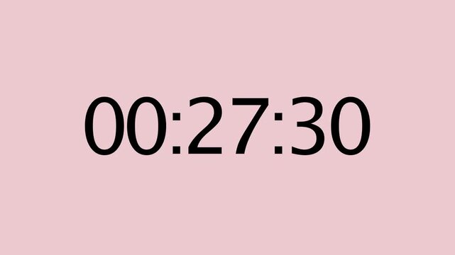 4k Countdown 30 Minutes.