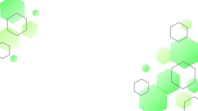 Stylish and simple business frame background with colorful geometric patterns.