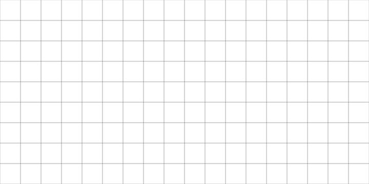 Grid paper wireframe pattern textured background. Used for notes graph documents business and education. Graph, drafting paper regular square lines grid, mesh pattern. vector