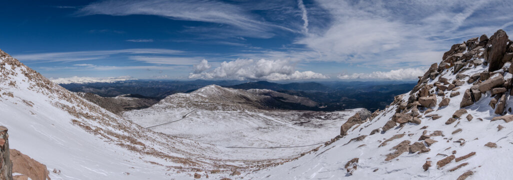 Panoramic View from Mount Evans Summit
