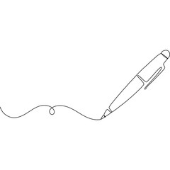 Fototapeta premium Pen Line Art