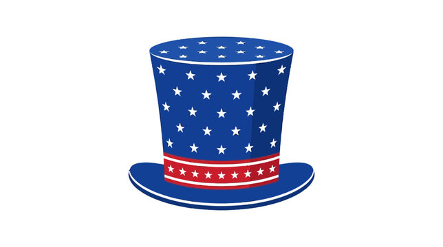 Uncle sam hat for independence day celebrations patriotic american symbol