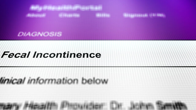 Generic Health Portal with Elbow Health Problem Diagnosis - Fecal-Anal Incontinence