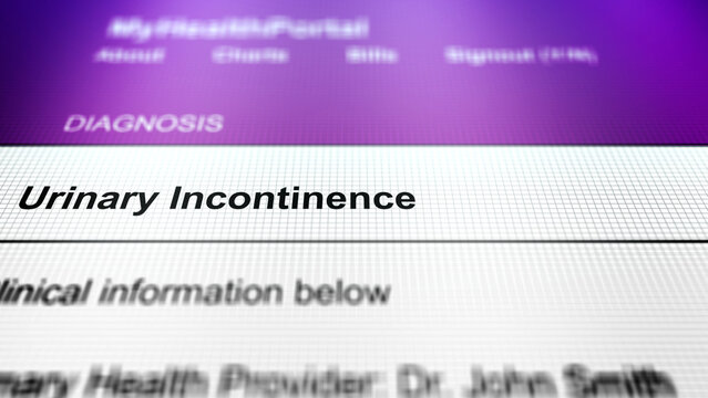  Generic Health Portal with Elbow Health Problem Diagnosis - Urinary Incontinence