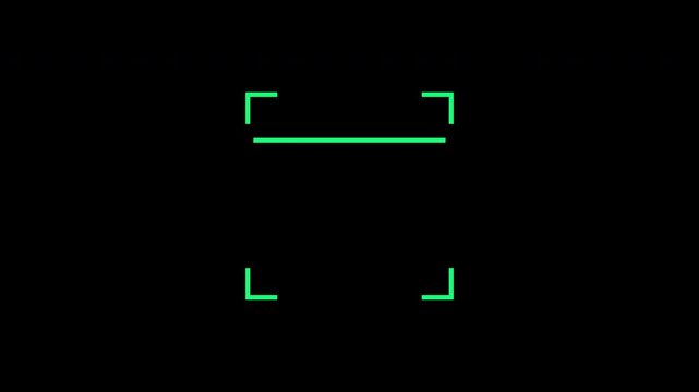 Qr Code And Barcode Scanner Laser Line loop Green Animation animation