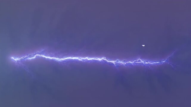 Brilliant Lightning Pendulum Swinging Smoothly with Electric Sparks on Transparent Background, Scientific Cinematic Visual Full HD