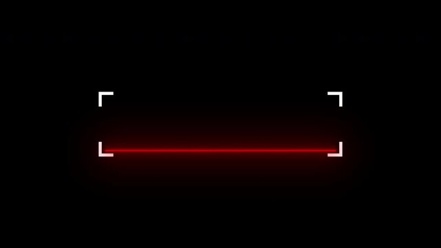 Retail Price Tag Barcode Reader Red Laser Scanning Loop animation