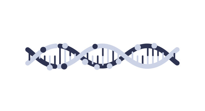 DNA double helix structure illustration.