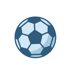 Naklejka premium Soccer Ball Flat Icon Vector Illustration Isolated on White Background
