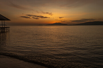 Obraz premium Sunrise @ Arborek Island, Indonesia