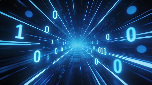 Digital binary code tunnel