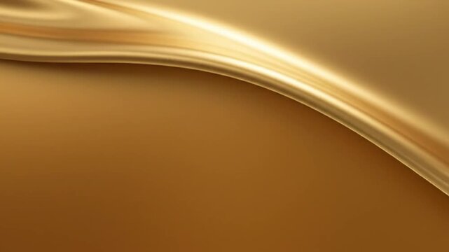 Smooth luxury gold gradient background with a gentle moving light sheen and metallic texture