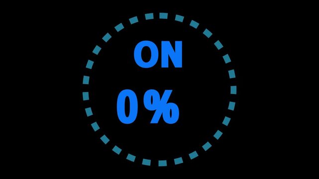 Data download progress bar counters track user profile loading status marks on black. Interactive software platform dashboards utilize a data download progress bar view.
