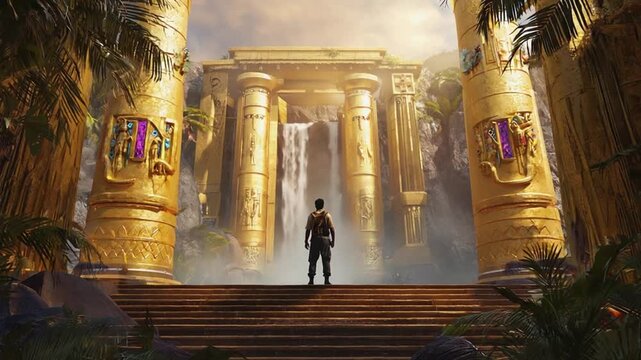 Searching El Dorado, in America.