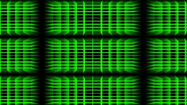 Abstract pattern templates draw matrix coordinate structure grids on black screens. Tech website information layouts incorporate an abstract pattern template framework loop.