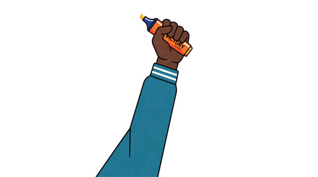 A hand holding a marker on transparent background Typical brazilian food,