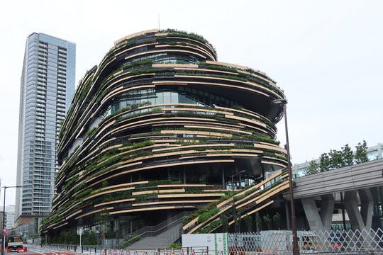MoN Takanawa The Museum of Narratives building facade and exterior architecture in Tokyo, Japan, July 5, 2026