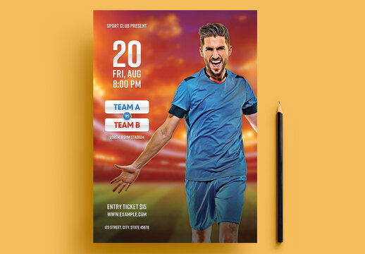 Soccer Flyer Layout
