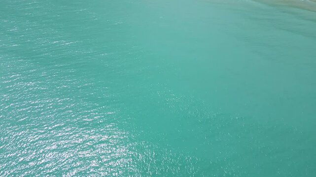 Aerial View of Luxury Beachfront Resort, Hotel Pools and Sea
