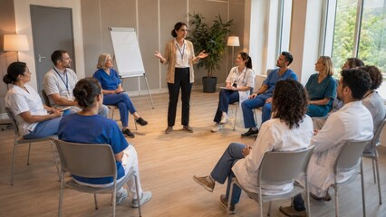 Obraz premium Mental Health Training for Hospital Staff