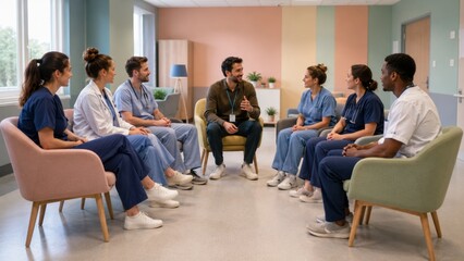 Obraz premium Mental Health Training for Hospital Staff