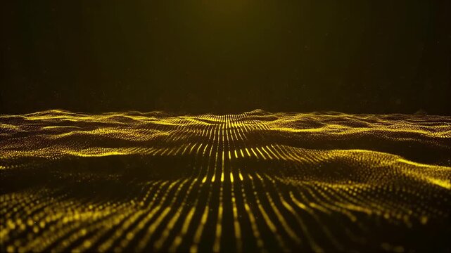 Golden fireworks exploding in slow motion against dark sky explosion burst sparkle light