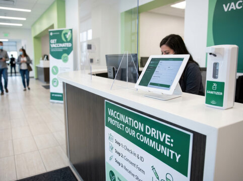 Vaccination Clinic Drive Protect Our Community Health Initiative