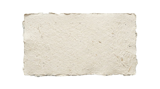 Vintage torn paper background, beige textured parchment sheet with rough deckle edges, blank copy space for design mockups