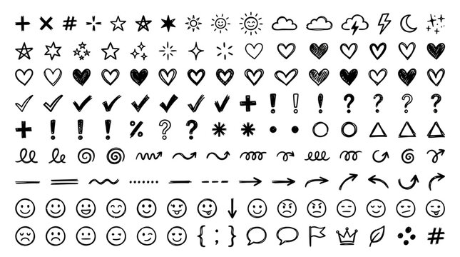 Collection of Hand Drawn Grunge Brush Stroke Dividers and Elegant Geometric Ornamental Line Separators for Professional Editorial Layouts