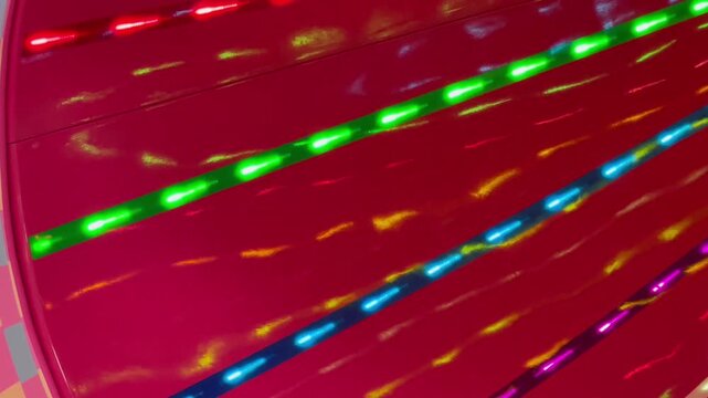 Night bright advertisement for entertainment, stock footage