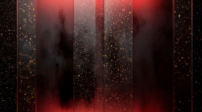 Dark red and gold glitter background with copy space for a Black Friday sale