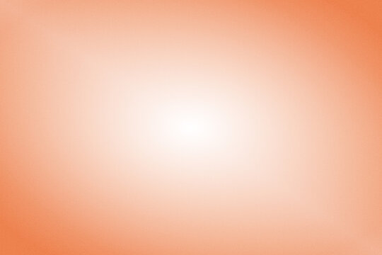 Apricot Color Matte Surface with Centered Light Spot and Static Grain for product mockup and cosmetic packaging: Scripted Content Premium Radial Orange Gradient