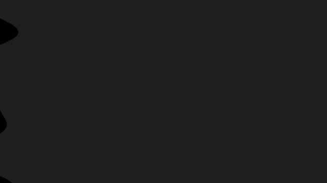 Black liquid wave splashing across screen, flat wipe transition transparent loop animation